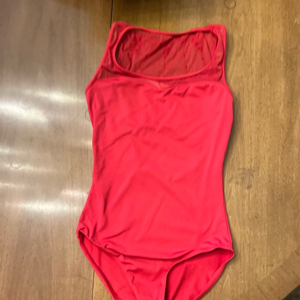 Bloch red leotard. Size small.